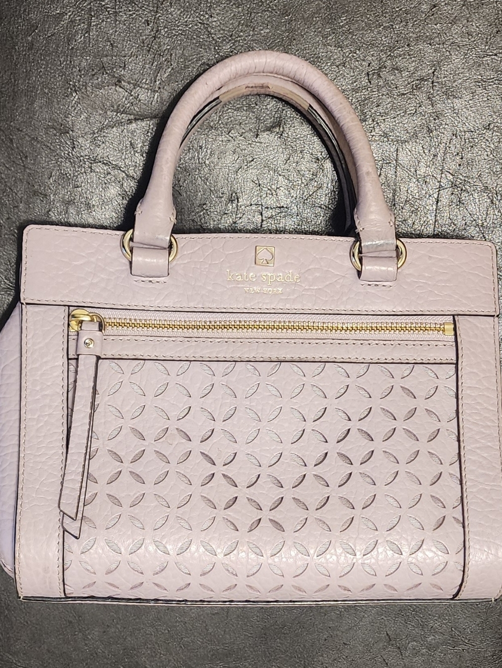 Kate Spade lavender purple leather handbag